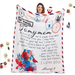 Gifts for Mother’s Day, Birthday Gifts for Mom, Light Throw Blanket 70" x 55"